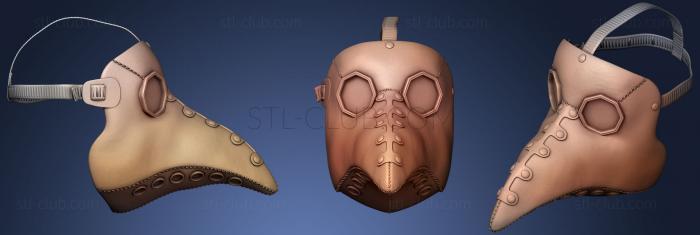 3D мадэль Маска Чумного Доктора (STL)